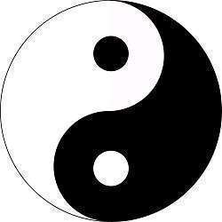 Monáda - jing-jang, symbol rovnováhy ve Vesmíru.